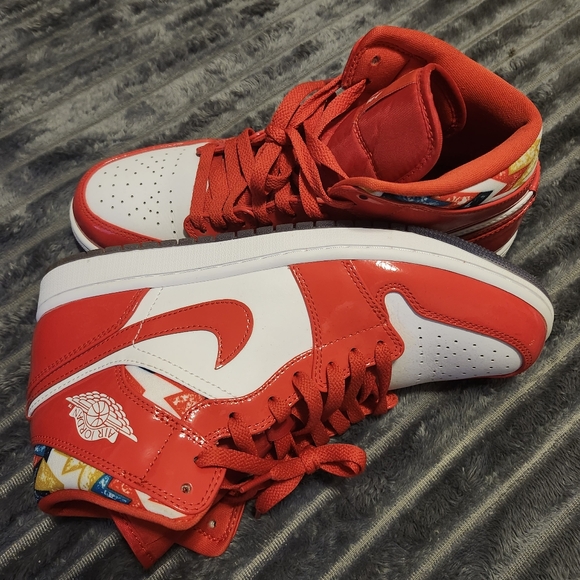 Jordan 1 mid retro 'Barcelona Sweater' - Picture 3 of 8